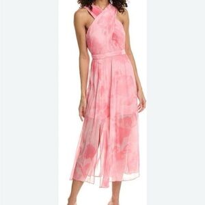 NWOT Ted Baker London Pink Midi Dress